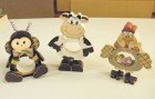 Kit Baleiros abelha,galinha e vaca.